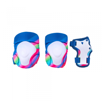 Набор защиты Tech Team Safe Fit Kids 1.0 Blue (Синий) Размер L