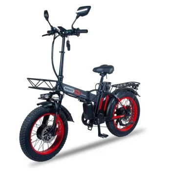 Электровелосипед Minako F10 Dual PRO красный